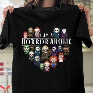 We All Float Down Here T-Shirt I Am A Horroraholic IT Movie