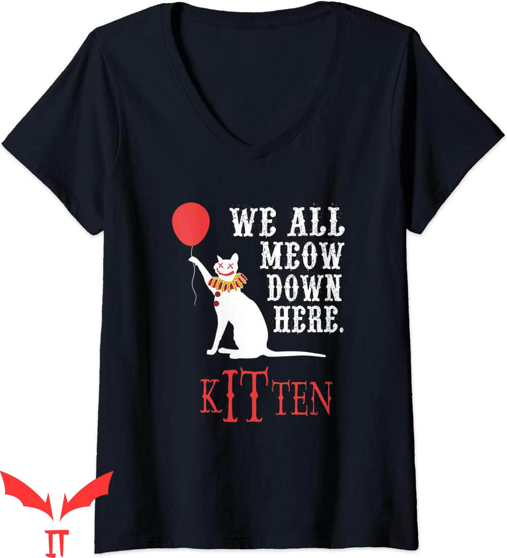 We All Float Down Here T-Shirt Kitten Version IT Movie