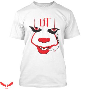 We All Float Down Here T-Shirt LIT Clown Pennywise IT Movie
