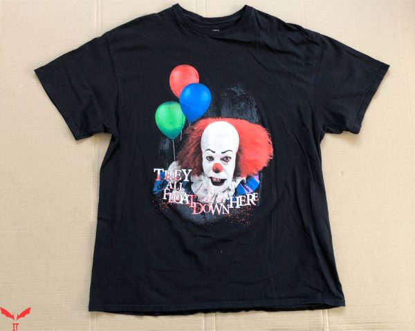 We All Float Down Here T-Shirt Pennywise Clown IT The Movie