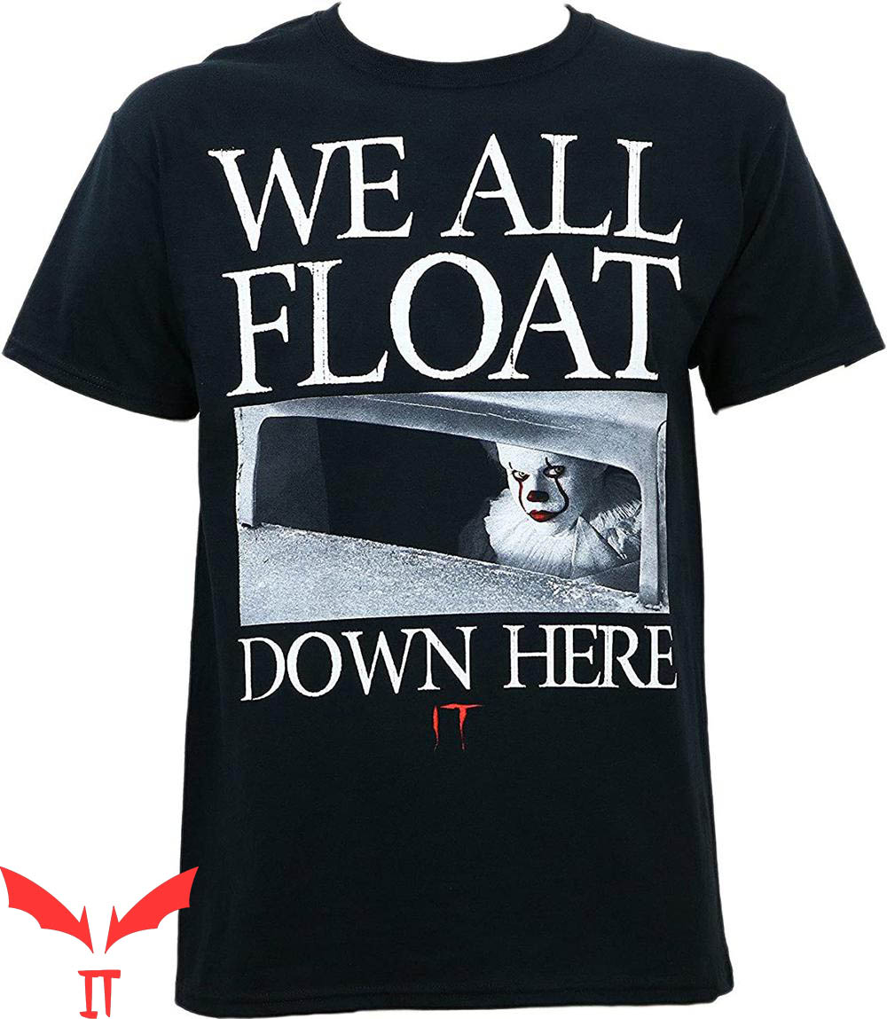 We All Float Down Here T-Shirt Pennywise Sewer Face IT Movie