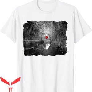 We All Float Down Here T-Shirt Red Balloon Floats In Sewer