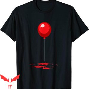 We All Float Down Here T-Shirt Red Balloon Halloween Scary