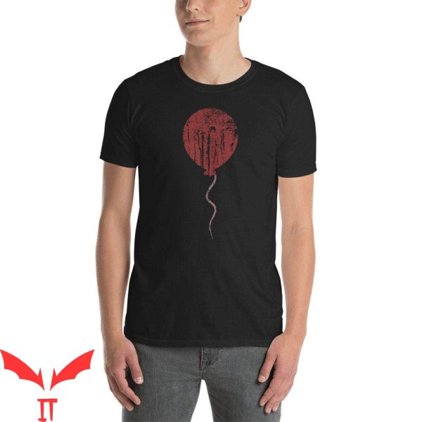 We All Float Down Here T-Shirt Retro Distressed Clown Scary