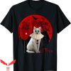 We All Float Down Here T-Shirt Scary Kitten Clown Funny Meow
