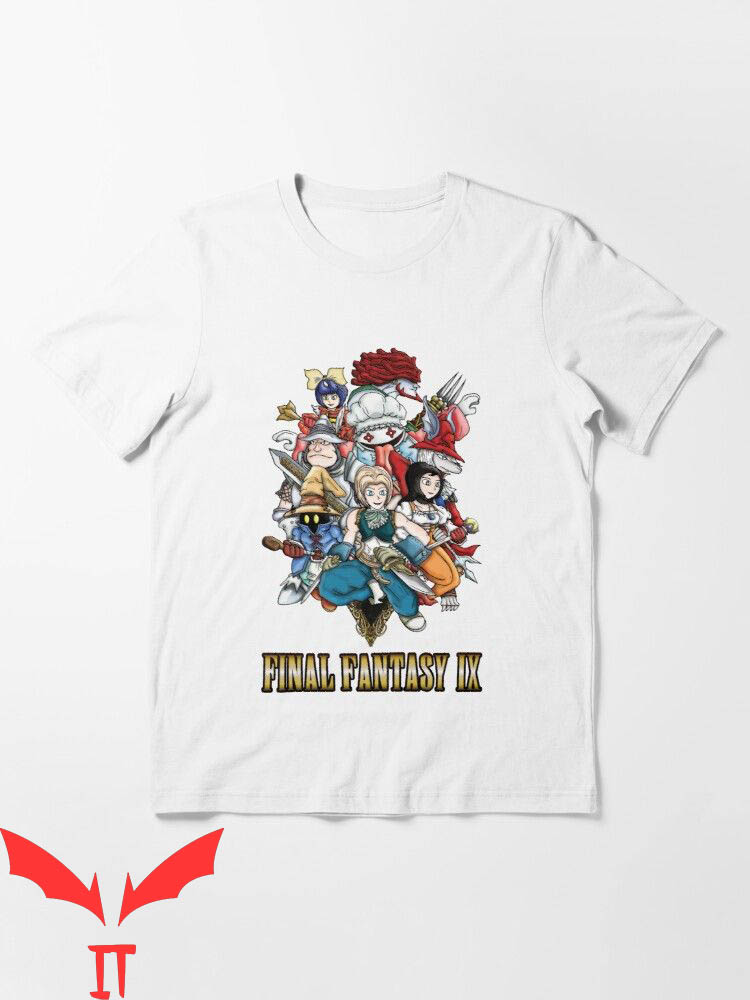 9 11 Final Fantasy T-Shirt FFIX Cool Graphic Trendy Tee