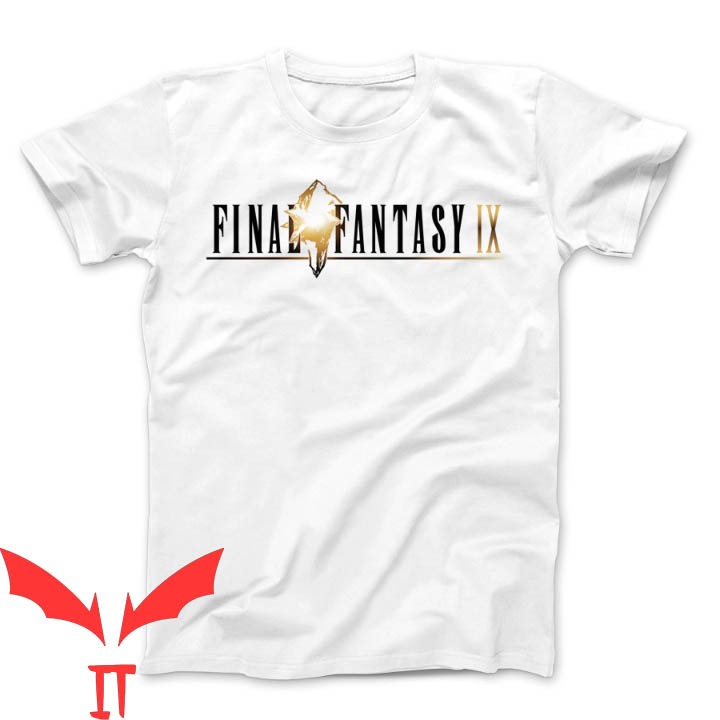 9 11 Final Fantasy T-Shirt FFIX Logo Trendy Design Tee