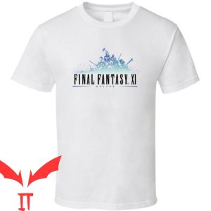 9 11 Final Fantasy T-Shirt FFXI Online Cool Graphic Trendy