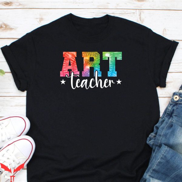 Art Teacher T-Shirt Artist Art Lover Graphic Tee Shirt