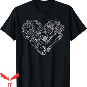 Art Teacher T-Shirt Heart Shape Teacher Apparel Tee Shirt