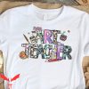 Art Teacher T-Shirt Proud Art Cute Typography Tee Shirt