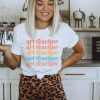 Art Teacher T-Shirt Retro Vintage Cute Professor Instructor