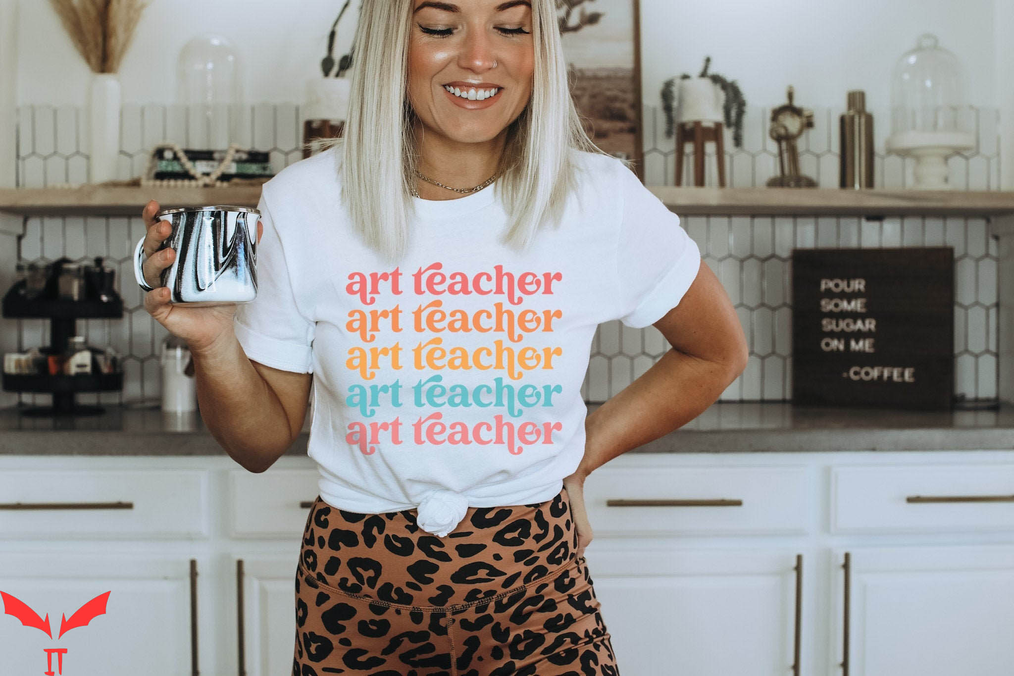 Art Teacher T-Shirt Retro Vintage Cute Professor Instructor