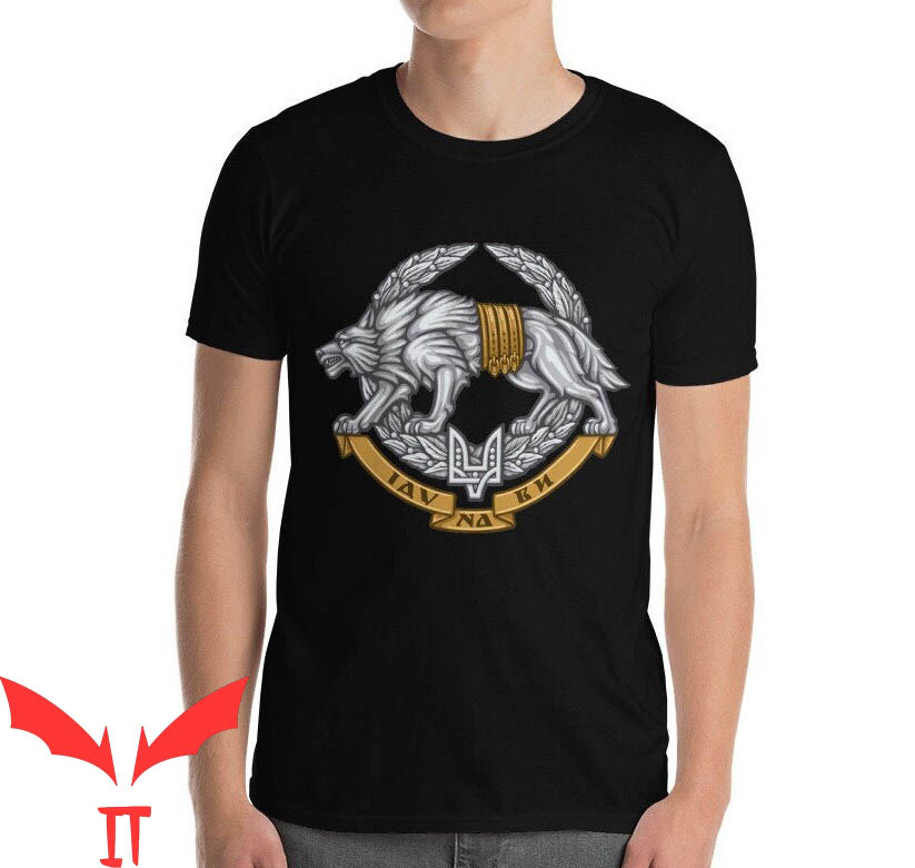 Azov Regiment T-Shirt Army Оf Ukraine Military War Tee Azov Regiment T-Shirt Army Оf Ukraine Military War Tee