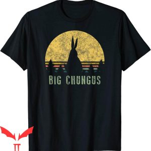 Big Chungus T-Shirt Retro Vintage Sunset Meme Tee Shirt
