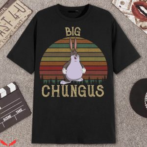 Big Chungus T-Shirt Sunset Vintage Funny Graphic Tee Shirt
