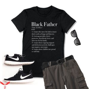 Black Father T-Shirt Black Father Definition Tee Shirt