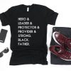 Black Father T-Shirt Father’s Day Black Dad Tee Shirt