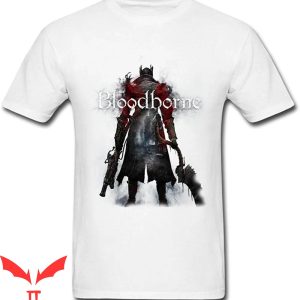 Bloodborne T-Shirt Gamer With Big Gun Present Season Tee