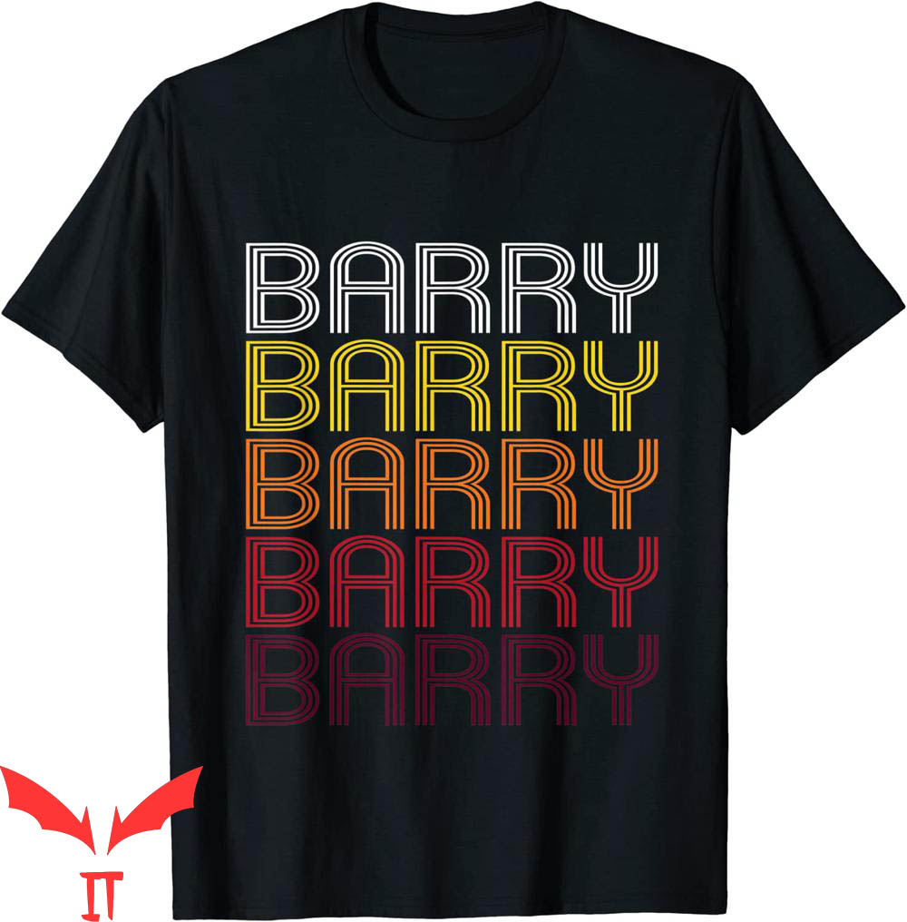Bud Barry Bob Brent T-Shirt Barry Retro Wordmark Pattern