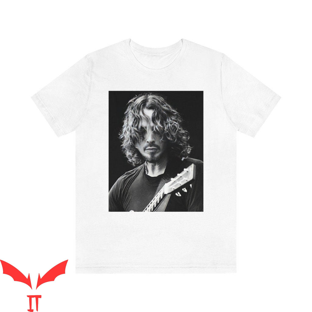 Chris Cornell 90 T-Shirt Rock Music Minimalist Cool Tee