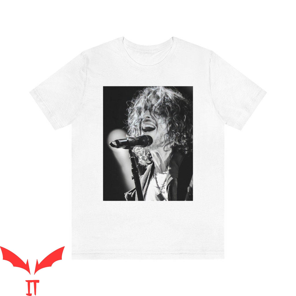 Chris Cornell 90 T-Shirt Rock Music Minimalist Graphic Tee