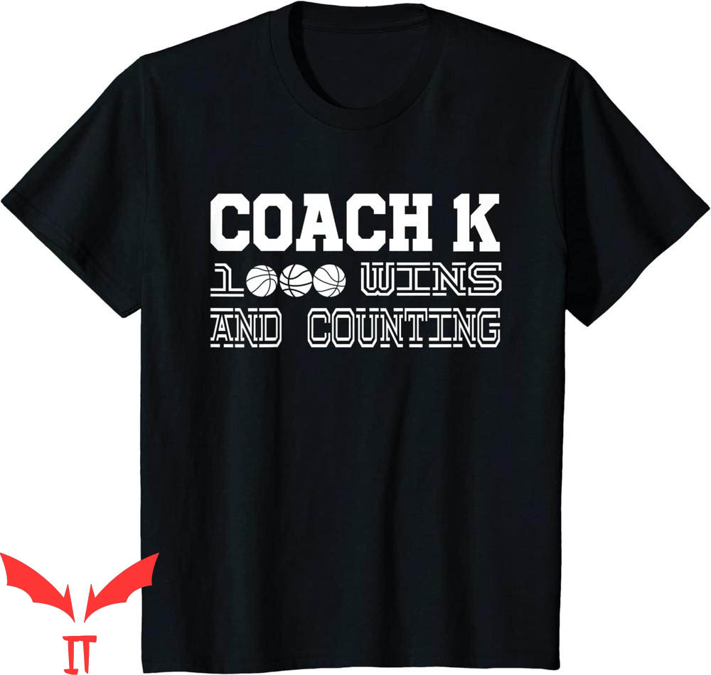 Coach K Funeral T-Shirt Coach K 1000 Wins Basketball Cool