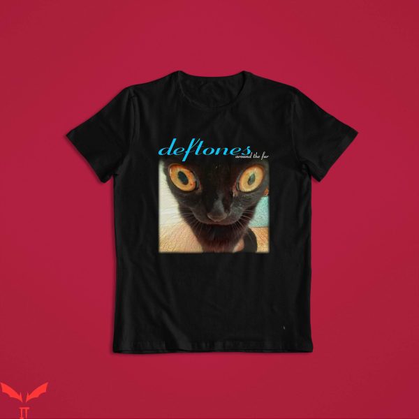 Deftones Around The Fur T-Shirt Cat Band Vintage Tee Shirt