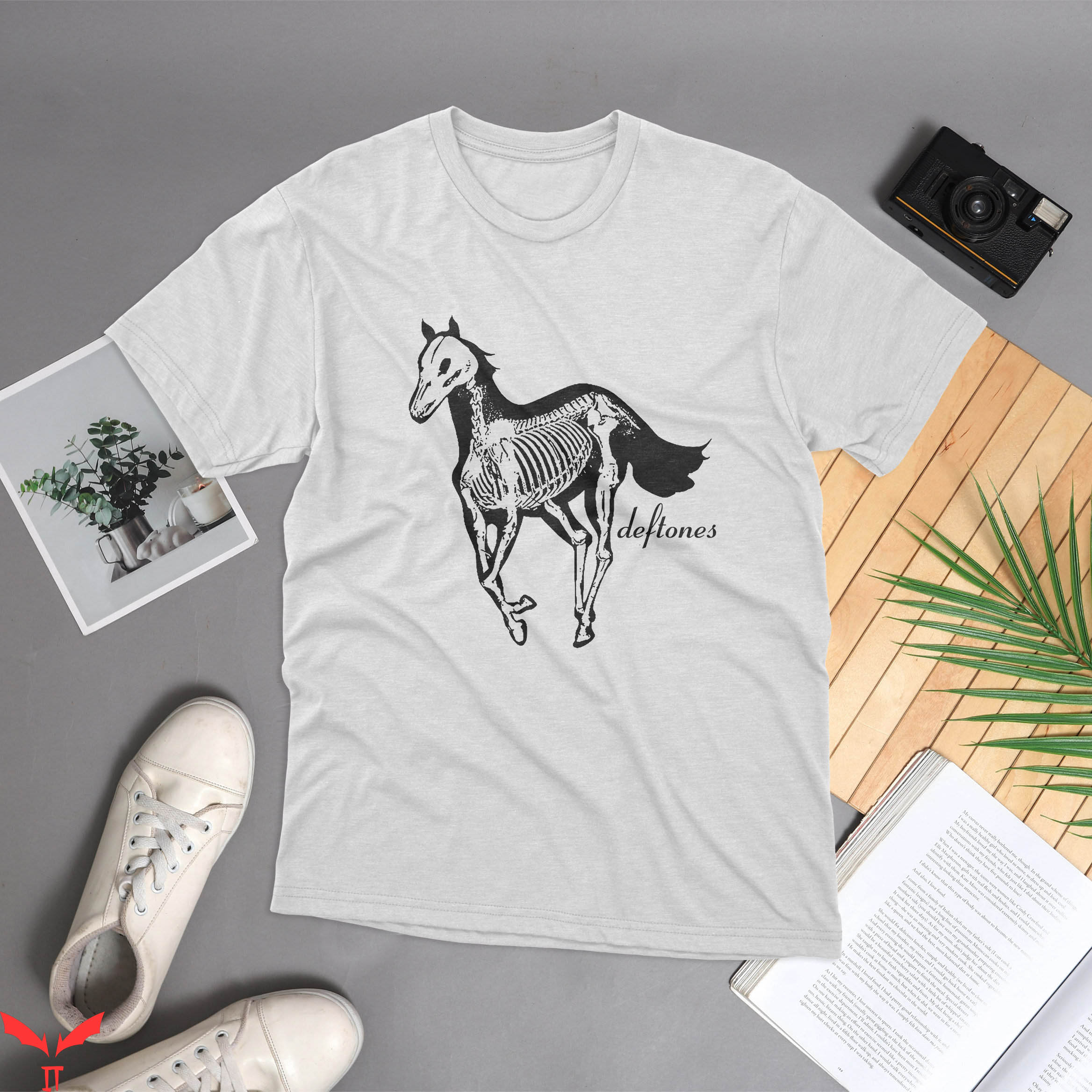 Deftones Around The Fur T-Shirt Deftones Horse Graphic Tee