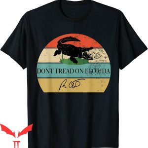 Dont Tread On Florida T-Shirt USA Flag Graphic Cool T-Shirt