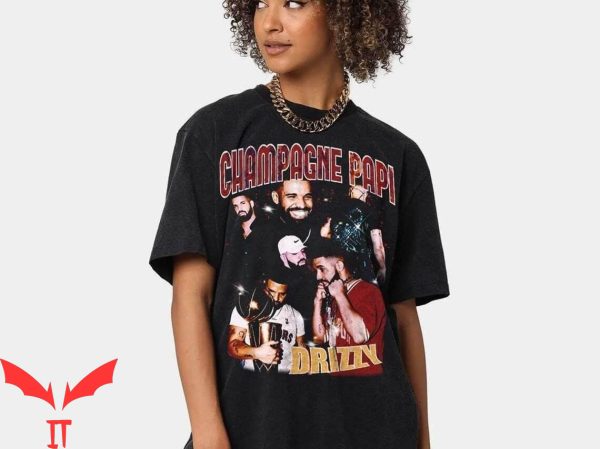 Drake Eva T-Shirt Vintage Drake Hip Hop Graphic Tee Shirt