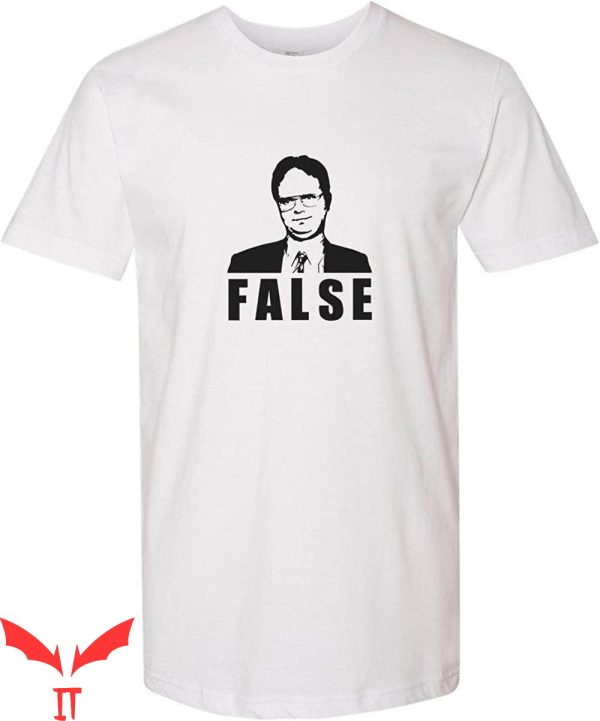Dwight Anime T-Shirt Dwight Schrute False Graphic Tee Shirt
