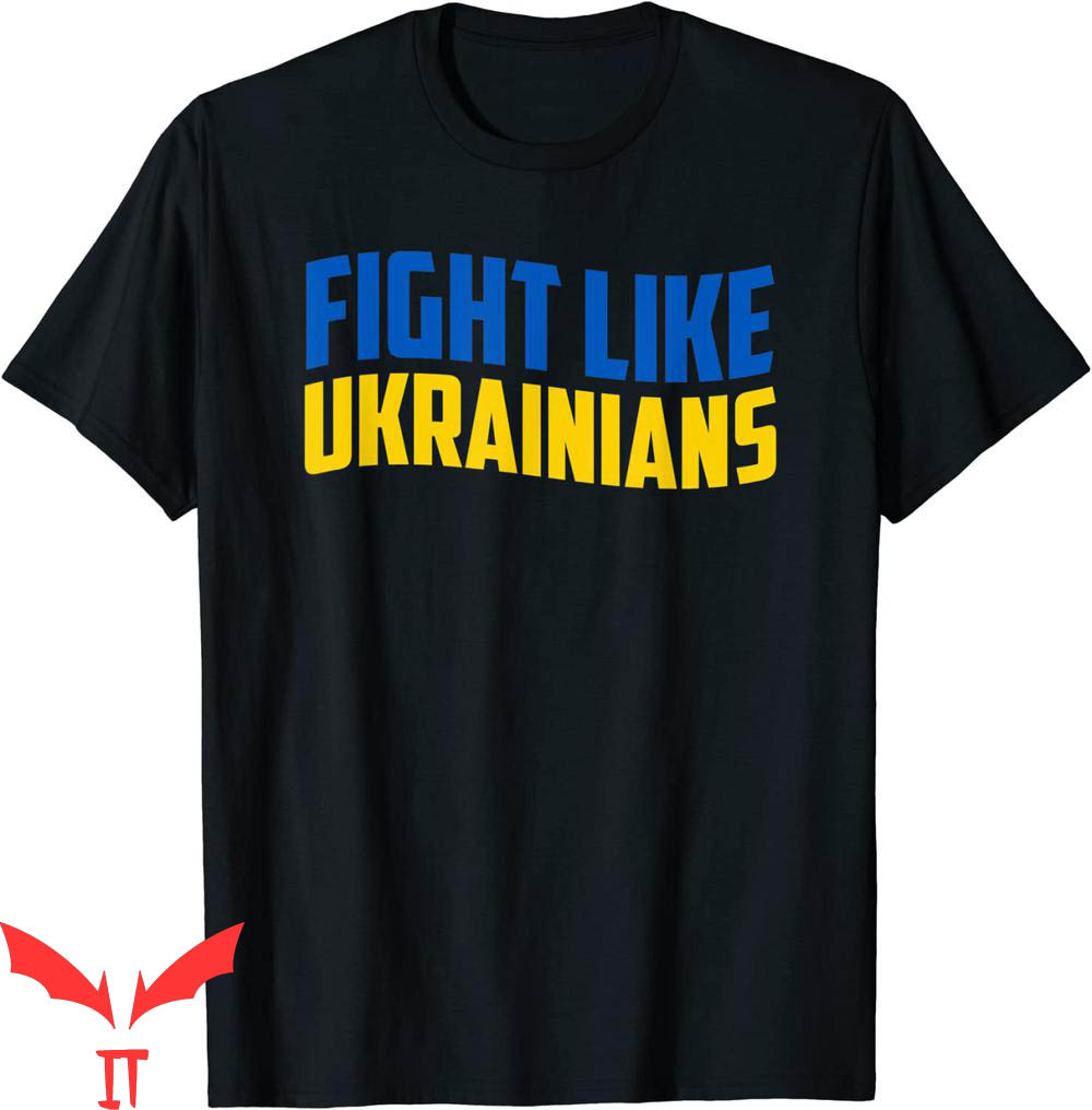 Fight Like Ukrainian T-Shirt Ukraine Support Vintage T-Shirt