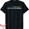 Fight Like Ukrainian T-Shirt Ukraine Trident Emblem T-Shirt