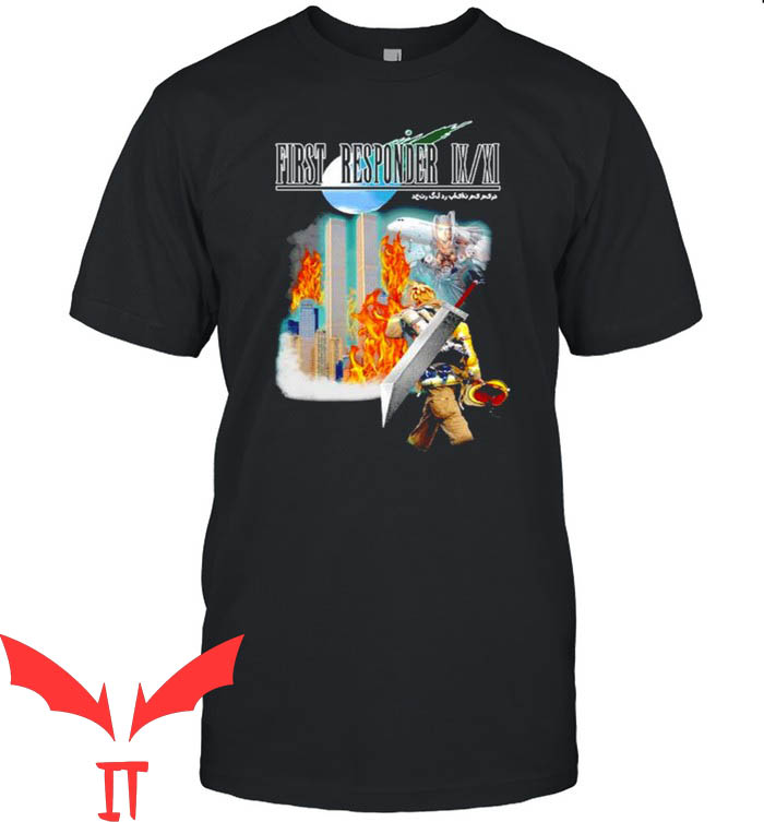 Final Fantasy 9 11 T-Shirt Trendy First Responnder IXXI