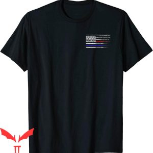 First Responder T-Shirt Police EMS American Flag Firefighter