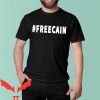 Free Cain T-Shirt Freecain Hashtag Trendy Design Tee Shirt