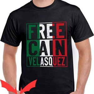 Free Cain Velasquez T-Shirt Empowerment Colorful Flag Tee