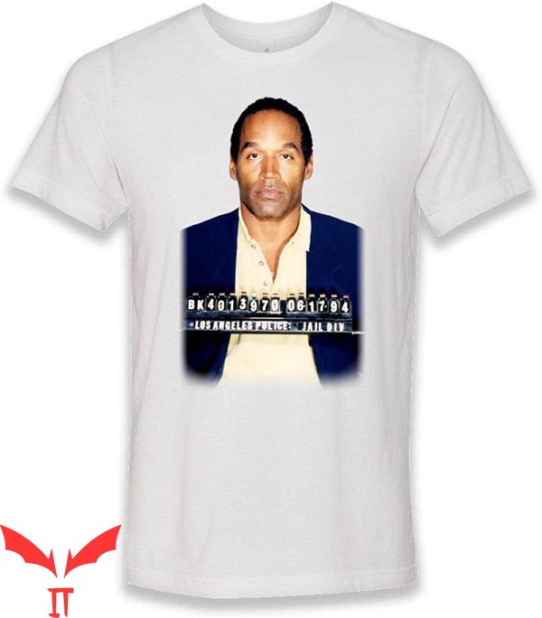 Free OJ T-Shirt OJ Simpson Mugshot Cool Graphic Trendy Tee