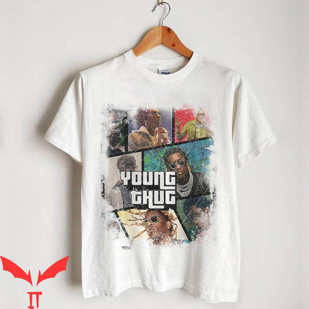 Free Thugger T-Shirt Young Thug Vintage Hip Hop 90s Retro