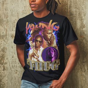 Free Thugger T-Shirt Young Thug Vintage Inspired 90's Rap