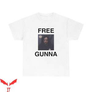 Free YSL T-Shirt Free Gunna Standard Graphic Tee Shirt