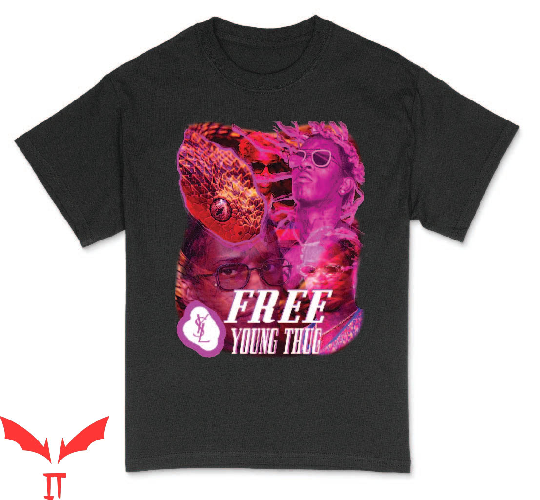 Free YSL T-Shirt Free Young Thug Graphic Cool Style Shirt