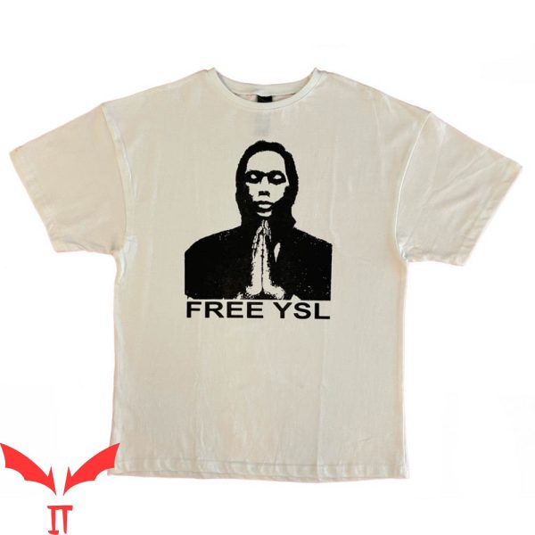 Free YSL T-Shirt Prayer Graphic Cool Design Funny Style Tee