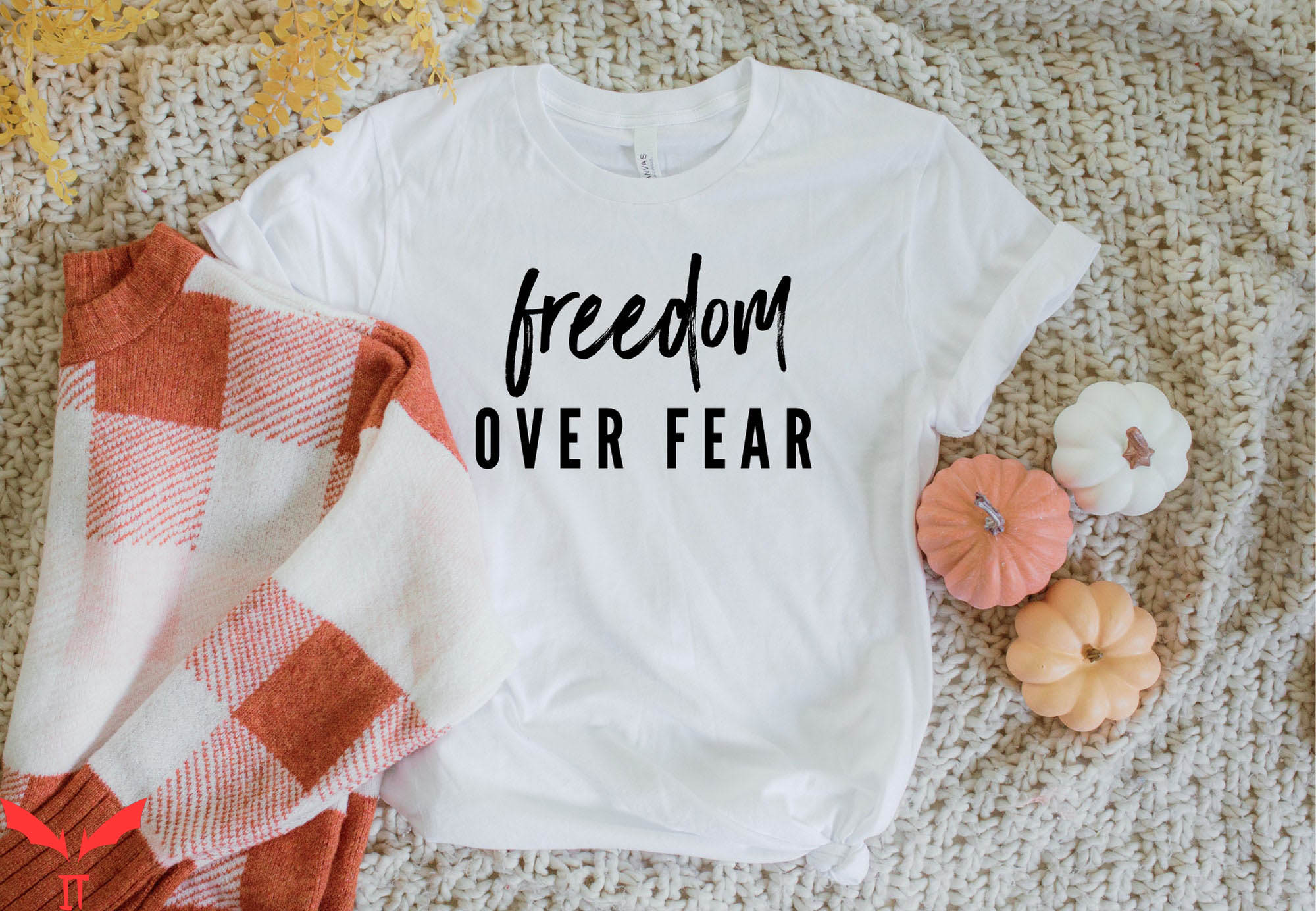 Freedom Over Fear T-Shirt Human Rights Patriotic Tee Shirt