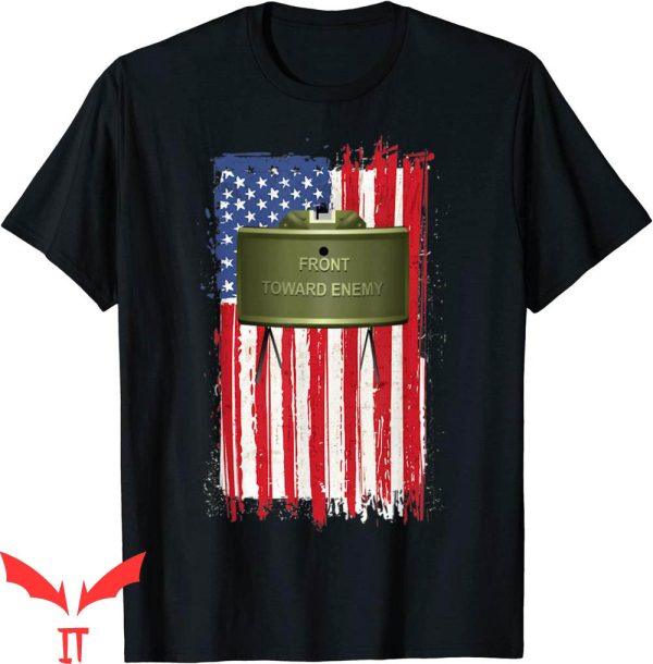Front Towards Enemy T-Shirt Claymore Mine Graphic Tee Shirt