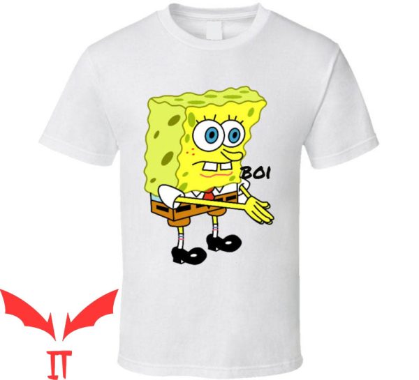 Gangster Spongebob T-Shirt Boi Meme Funny Graphic Tee Shirt