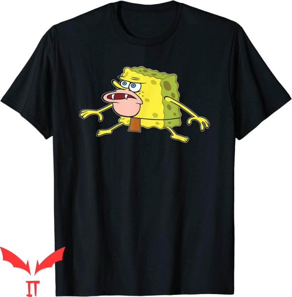 Gangster Spongebob T-Shirt Caveman Spongebob Meme Tee Shirt