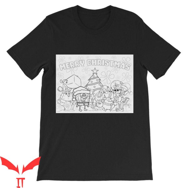 Gangster Spongebob T-Shirt Color Your Own Christmas Tee