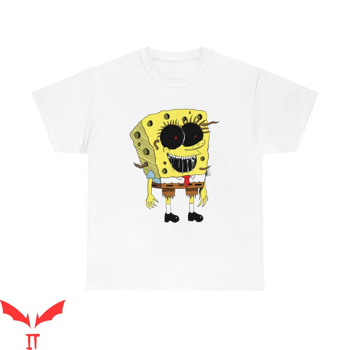 Gangster Spongebob T-Shirt Horror Spongebob Graphic Tee